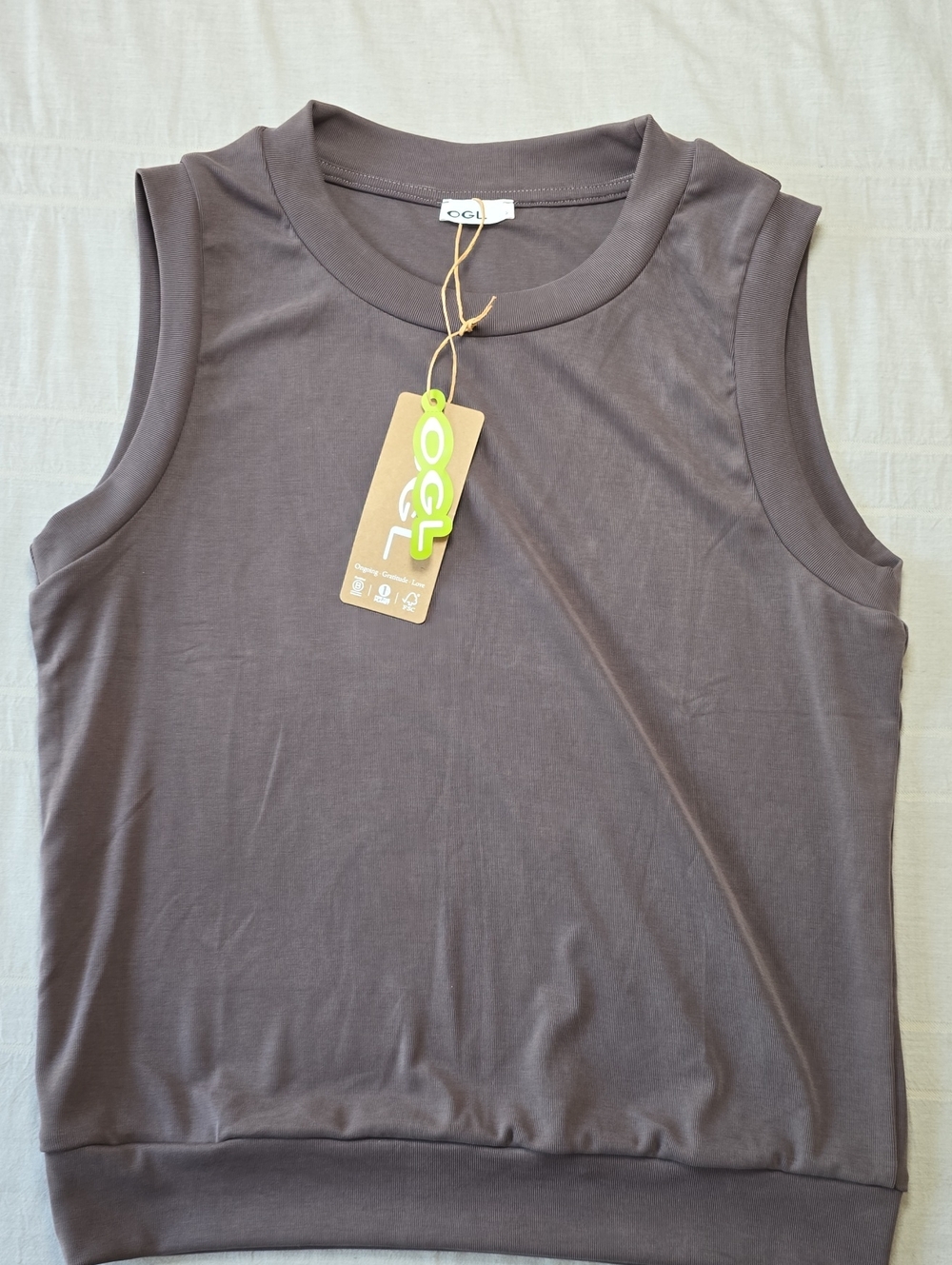 OGL Sleeveless Crewneck Top Size Small